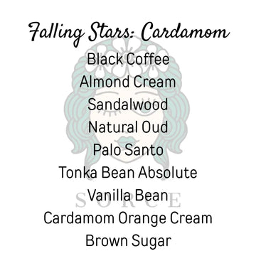 Falling Stars: Cardamom Orange Cream and Brown Sugar