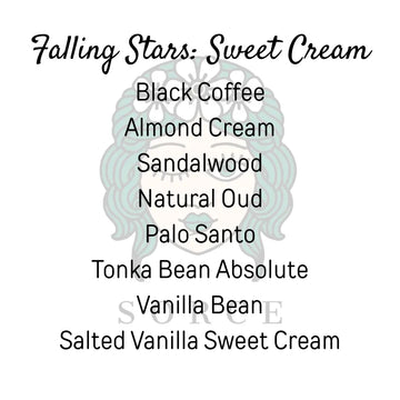 Falling Stars: Salted Vanilla Sweet Cream