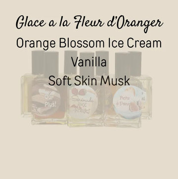 Glace à la Fleur d'Oranger
