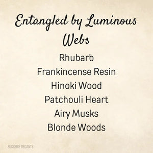 Entangled by Luminous Webs