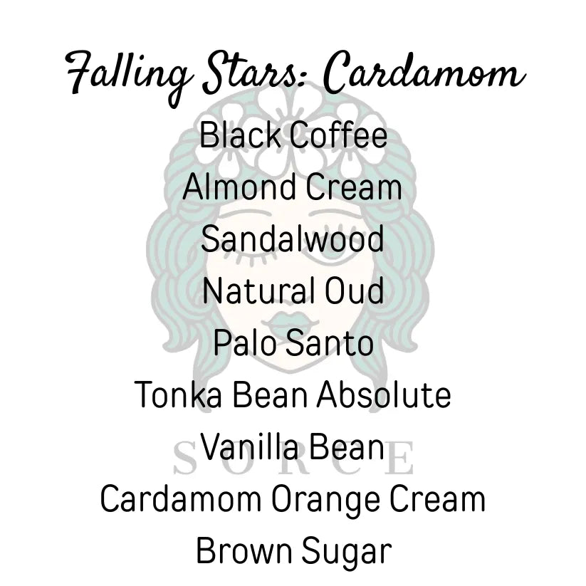 Falling Stars: Cardamom Orange Cream and Brown Sugar
