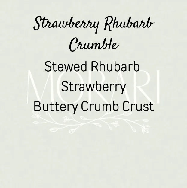 Strawberry Rhubarb Crumble